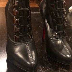 french tutu pointy toe bootie